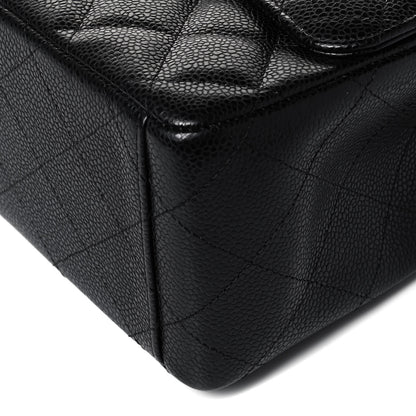 Chanel Caviar Quilted Maxi Double Flap Black 8 of 8