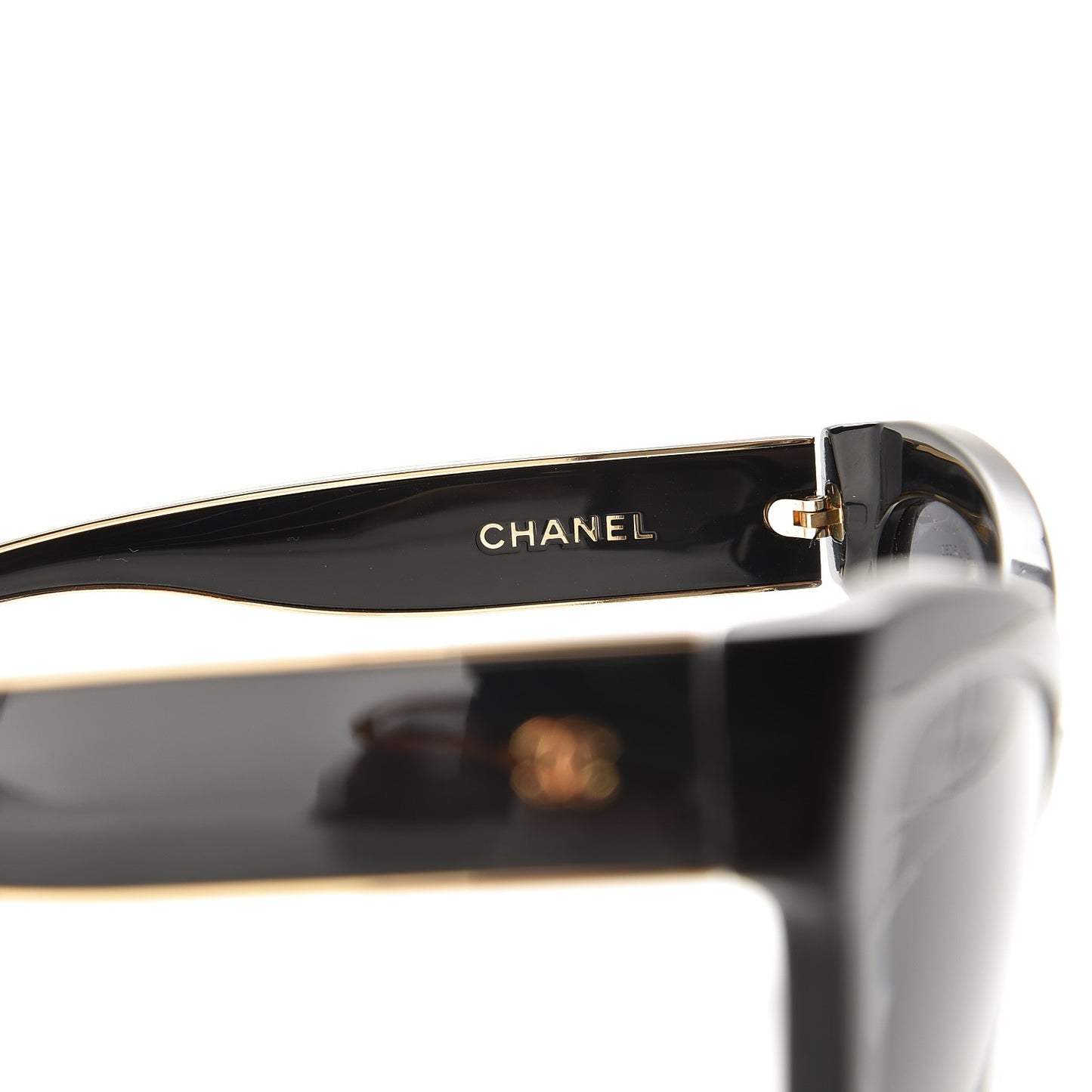 Acetate CC Cat Eye Sunglasses 5271-A Black