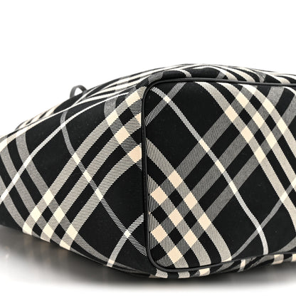 Burberry Check Medium Bucket Bag Black Calico 9 of 9