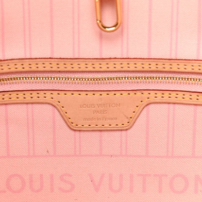 Louis Vuitton Damier Azur Neo Neverfull MM Rose Ballerine 6 of 12