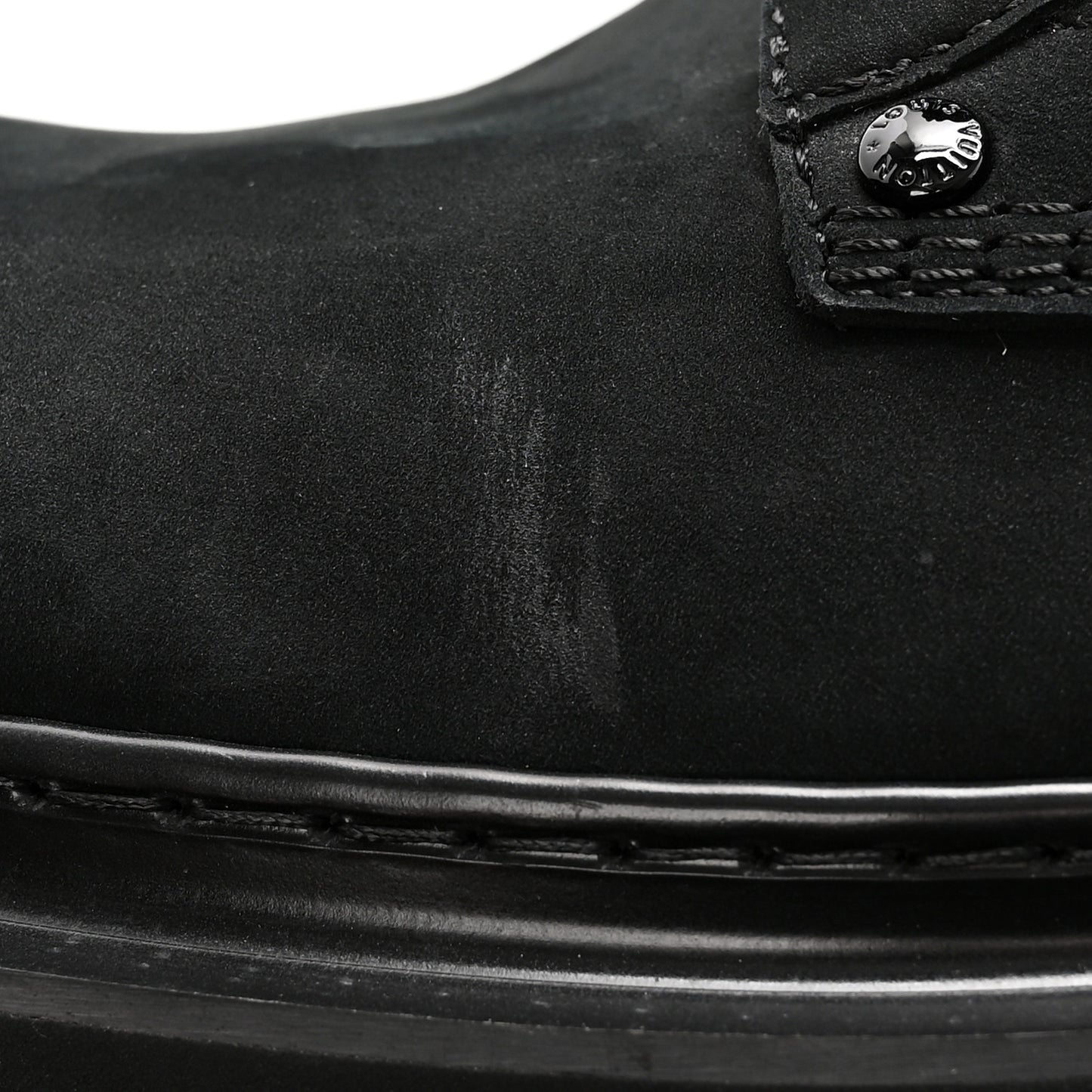 Suede Monogram Mens Flat Ranger Boots 9