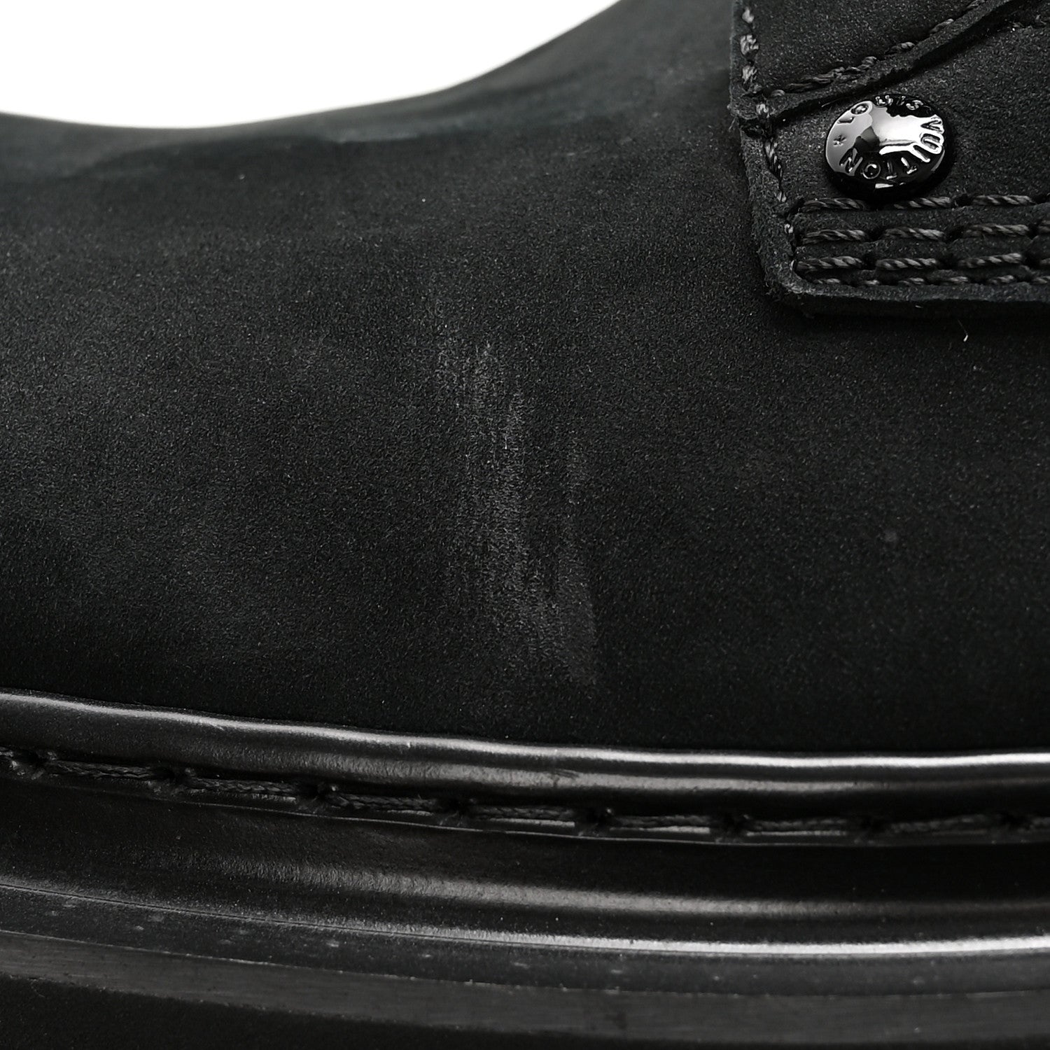 Louis Vuitton Suede Monogram Mens Flat Ranger Boots 9 12 of 14