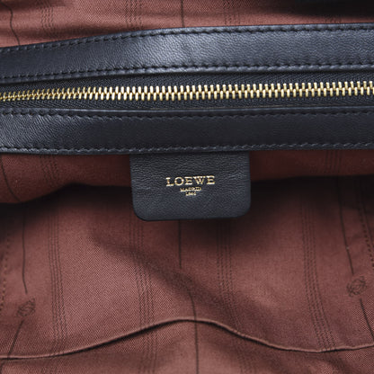 Loewe Lambskin Satchel Black Tan 5 of 12