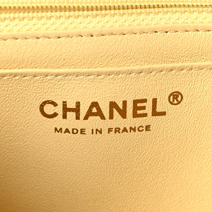 Chanel Tweed Quilted Mini Rectangular Flap Yellow 11 of 17