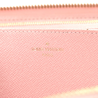 Louis Vuitton Damier Azur Zippy Wallet Rose Ballerine 6 of 8