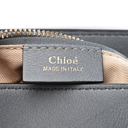 Chloe Suede Calfskin Small Faye Backpack Cloudy Blue 5 of 8