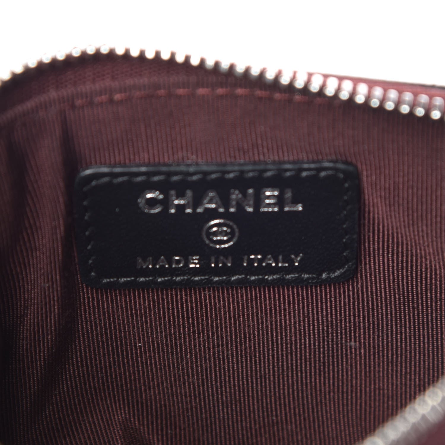 Chanel Lambskin Quilted Small Cosmetic Case Black 6 of 8