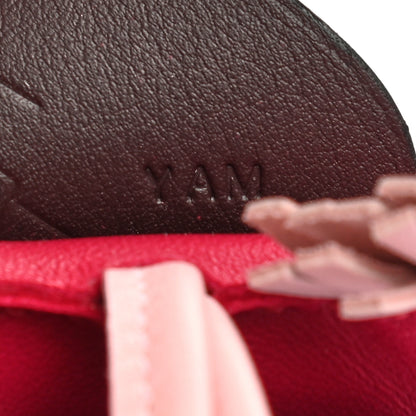 Hermes Milo Lambskin Grigri Rodeo Pegase Horse Bag Charm PM Framboise Rose Sakura Rouge Sellier 4 of 5