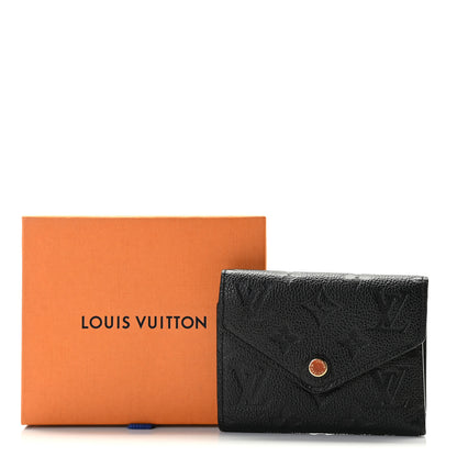 Louis Vuitton Empreinte Victorine Wallet Black 8 of 8