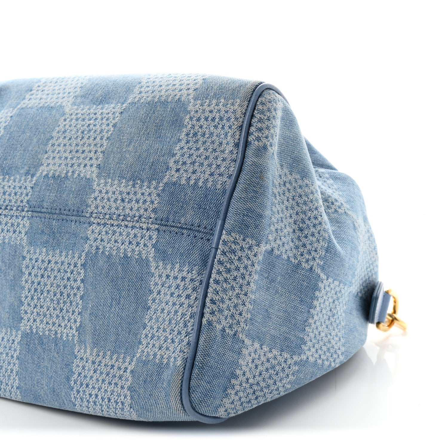Louis Vuitton Damier Denim 3D Speedy Bandouliere 30 Denim Blue 8 of 8