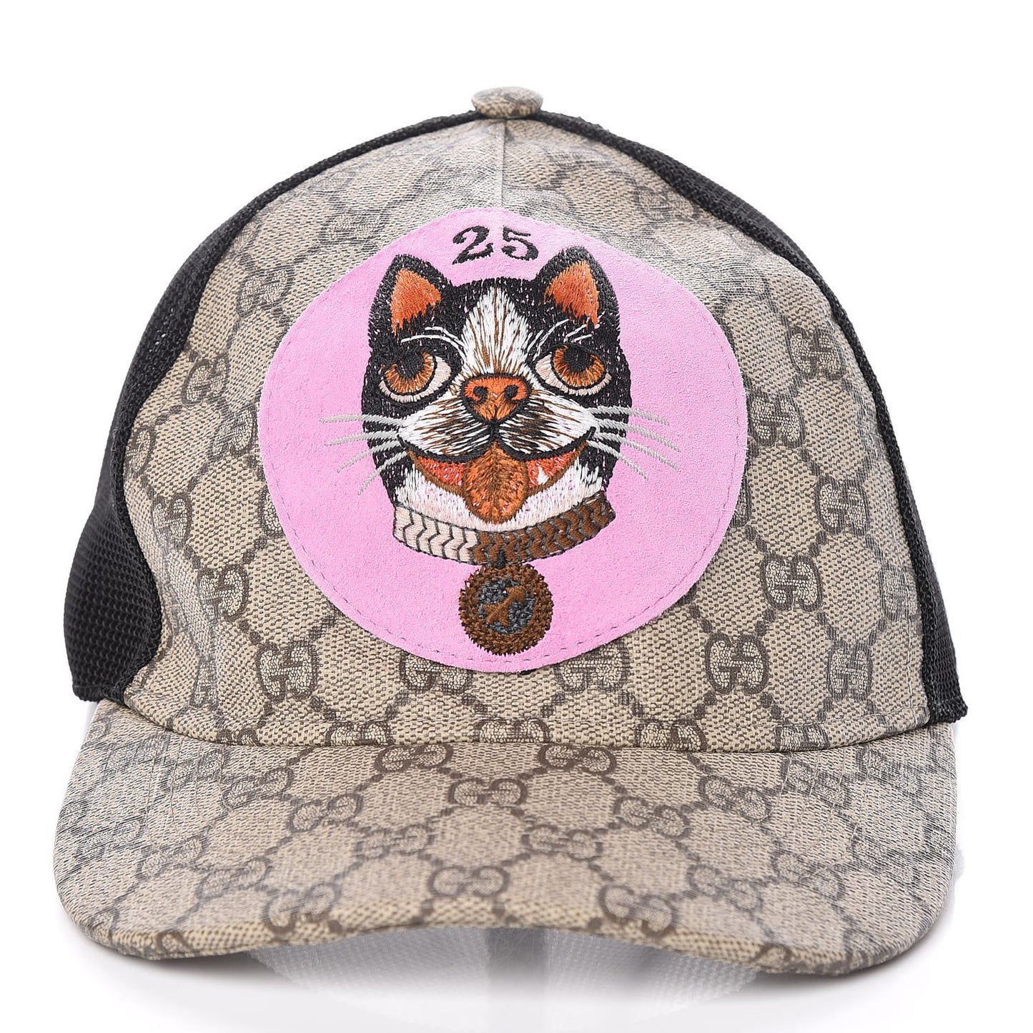GG Supreme Monogram Bosco Patch Baseball Hat M Beige Malva