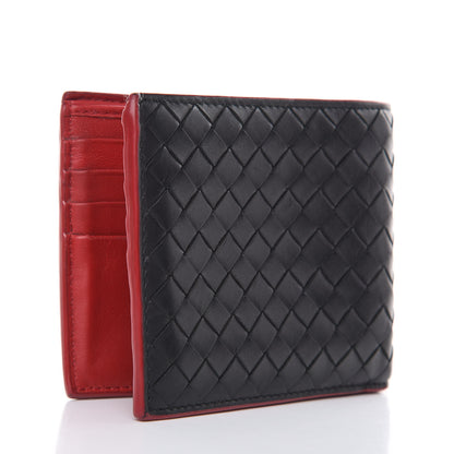 Bottega Veneta Nappa Intrecciato Bi-Fold Wallet Black Multicolor 3 of 11
