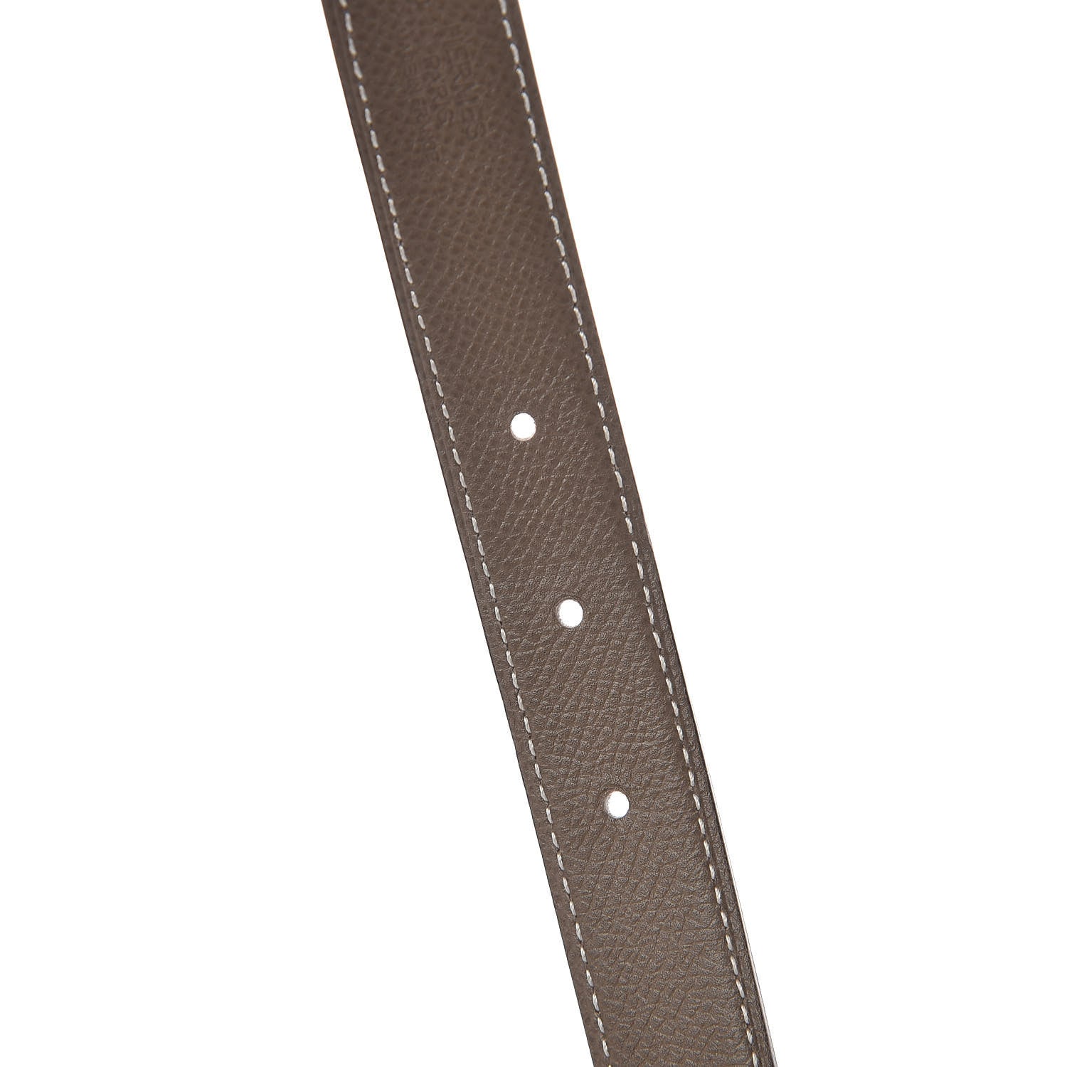 Hermes Epsom 24mm Mini Constance H Belt 90 White Etoupe 5 of 6