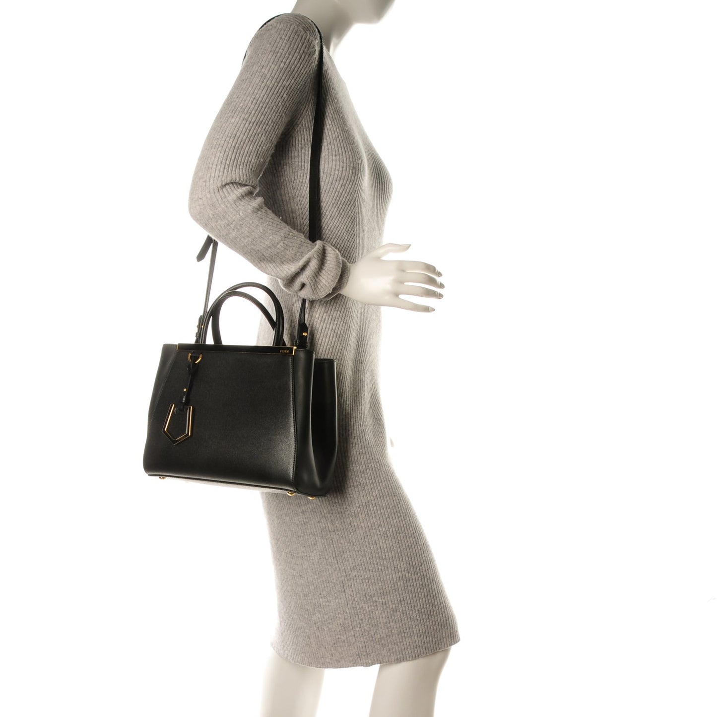 Vitello Elite Petite 2Jours Tote Black