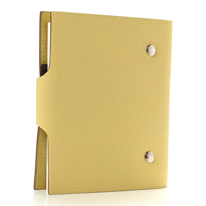 Hermes Togo Ulysse PM Agenda Cover Jaune Poussin 4 of 7