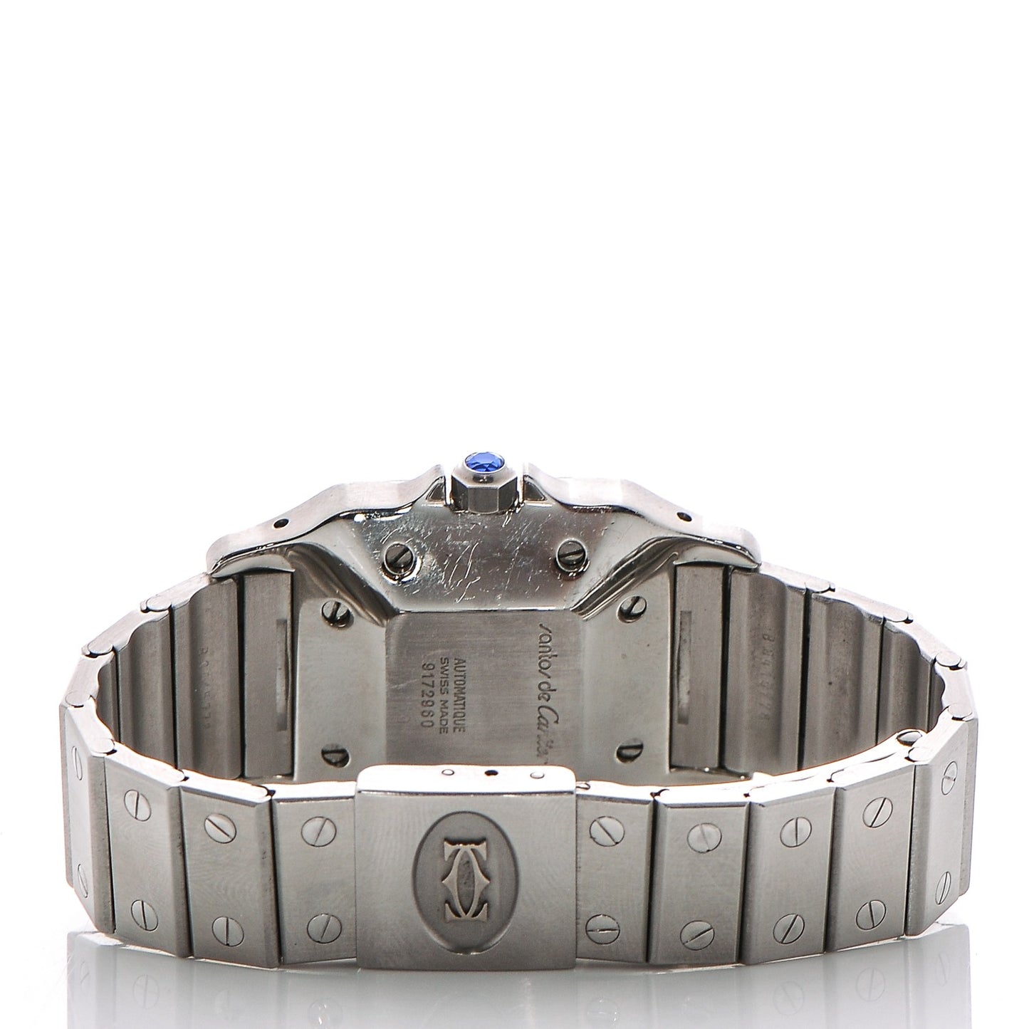 Stainless Steel 29mm Santos De Galbee Quartz Watch
