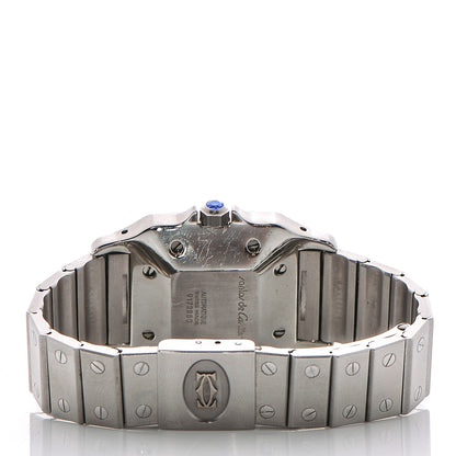 Cartier Stainless Steel 29mm Santos De Galbee Quartz Watch 4 of 6