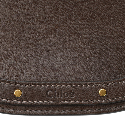 Chloe Calfskin Suede Small Nile Bracelet Bag Greyish Brown 6 of 8