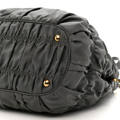 Prada Tessuto Nylon Gaufre Tote Ardesia 11 of 17