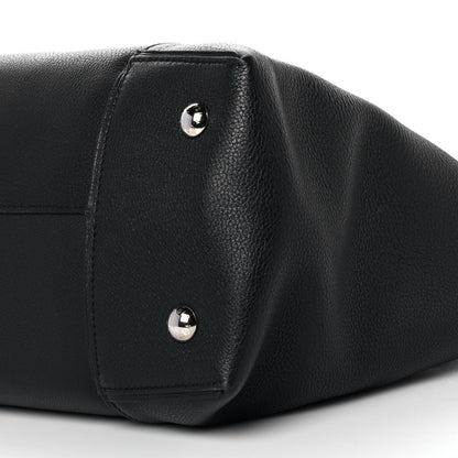 Louis Vuitton Veau Cachemire Watersnake Soft Lockit MM Black 7 of 9