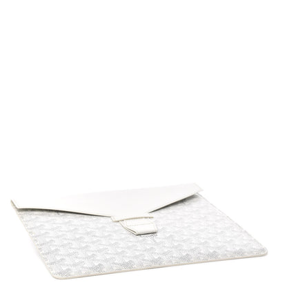 Goyard Goyardine Camondo MM Horizontal Clutch White 3 of 5