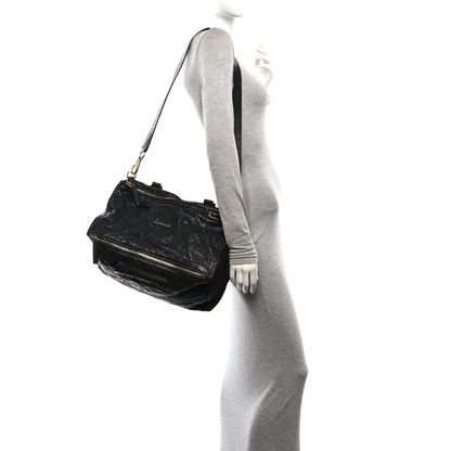 Givenchy Tumbled Sheepskin Large Pandora Black 2 of 13