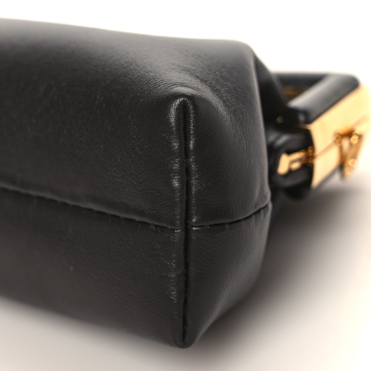 Fendi Shiny Nappa Nano Fendi First Bag Charm Ebano 7 of 7