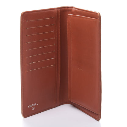 Chanel Caviar Timeless CC Yen Wallet Orange 5 of 13