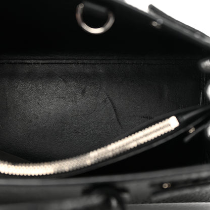 Saint Laurent Calfskin Crocodile Embossed Baby Sac De Jour Black 12 of 20