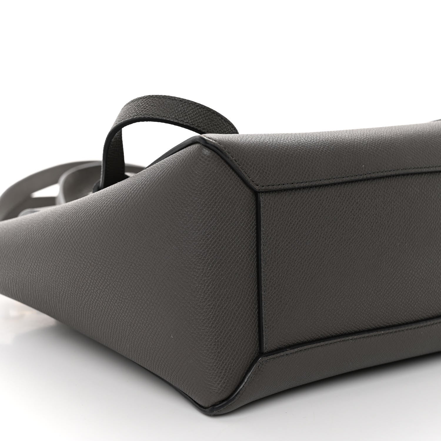 Celine Grained Calfskin Micro Belt Bag Grey 9 of 10