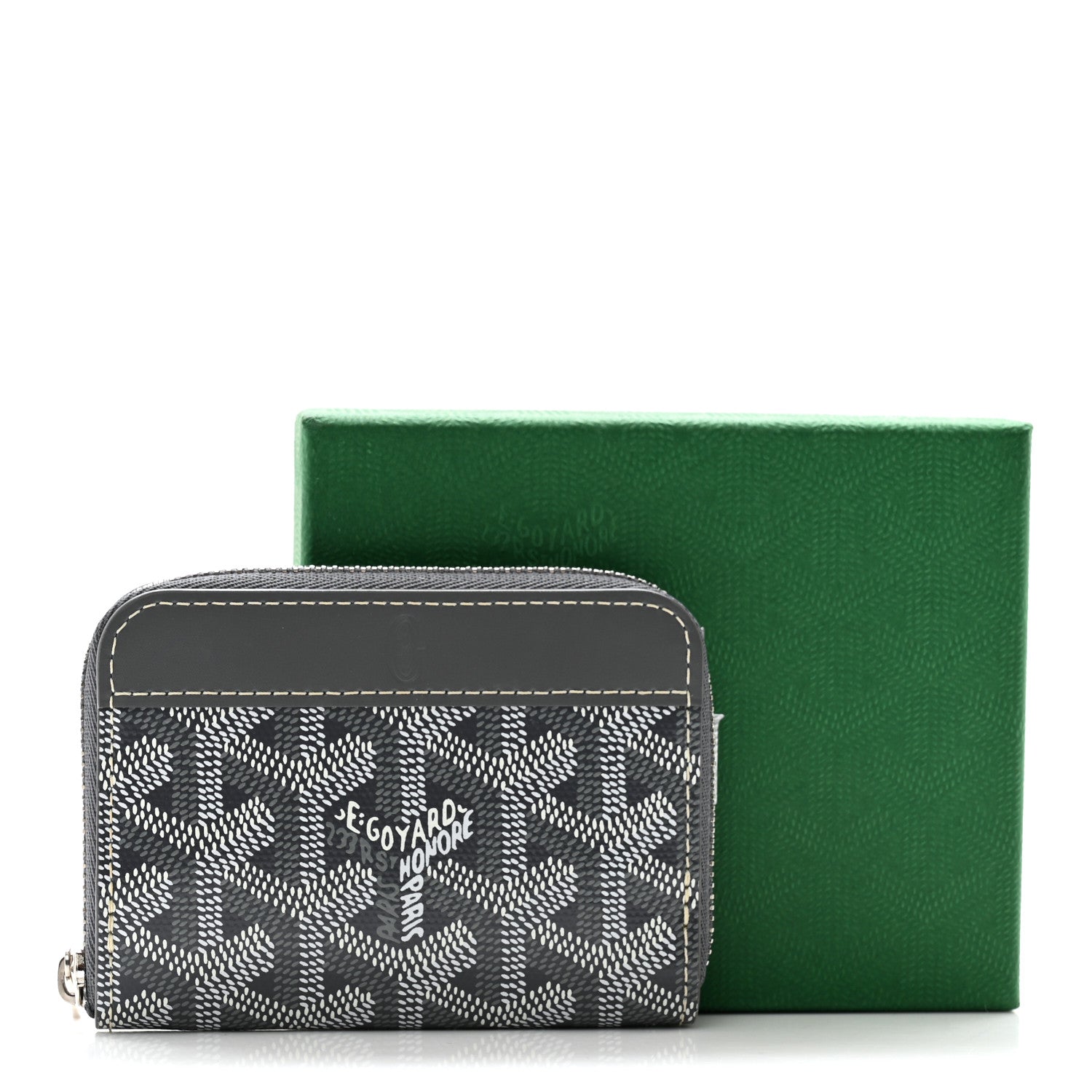 Goyard Goyardine Compact Wallet Grey 7 of 7