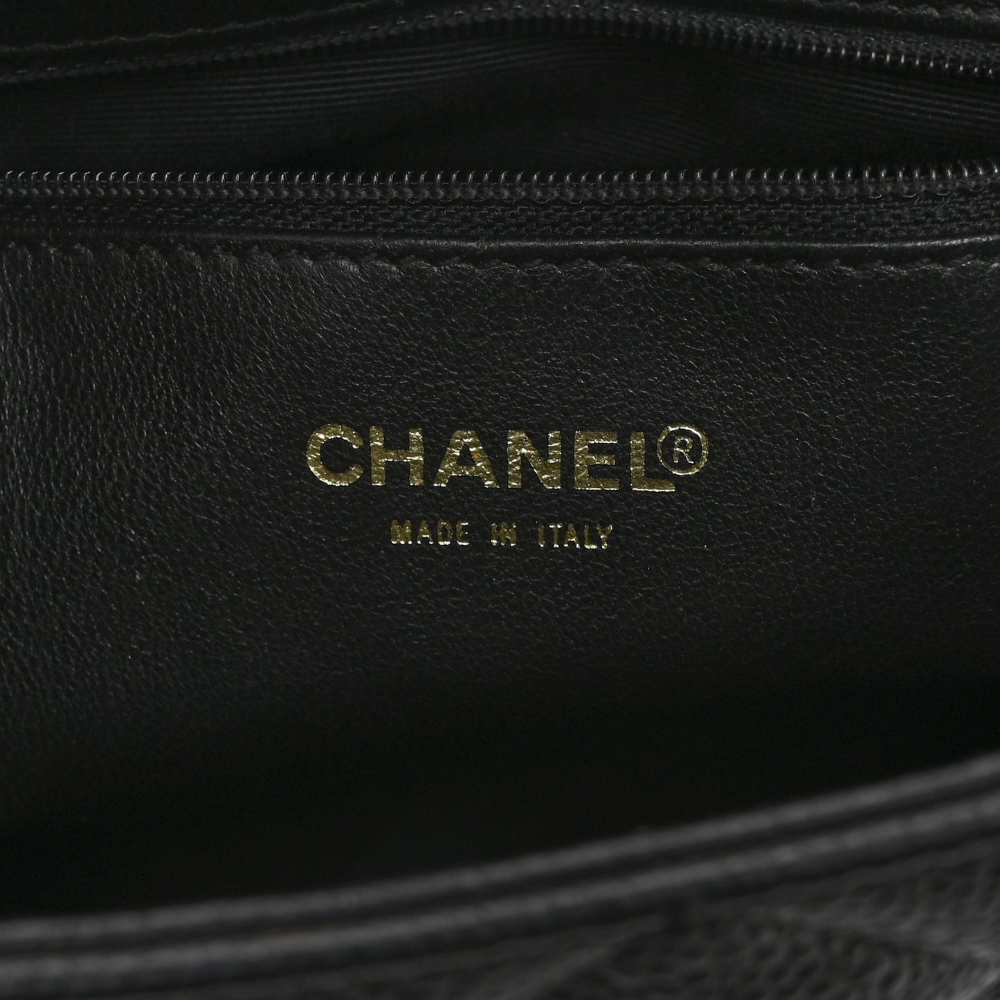 Caviar Quilted Medallion Tote Black