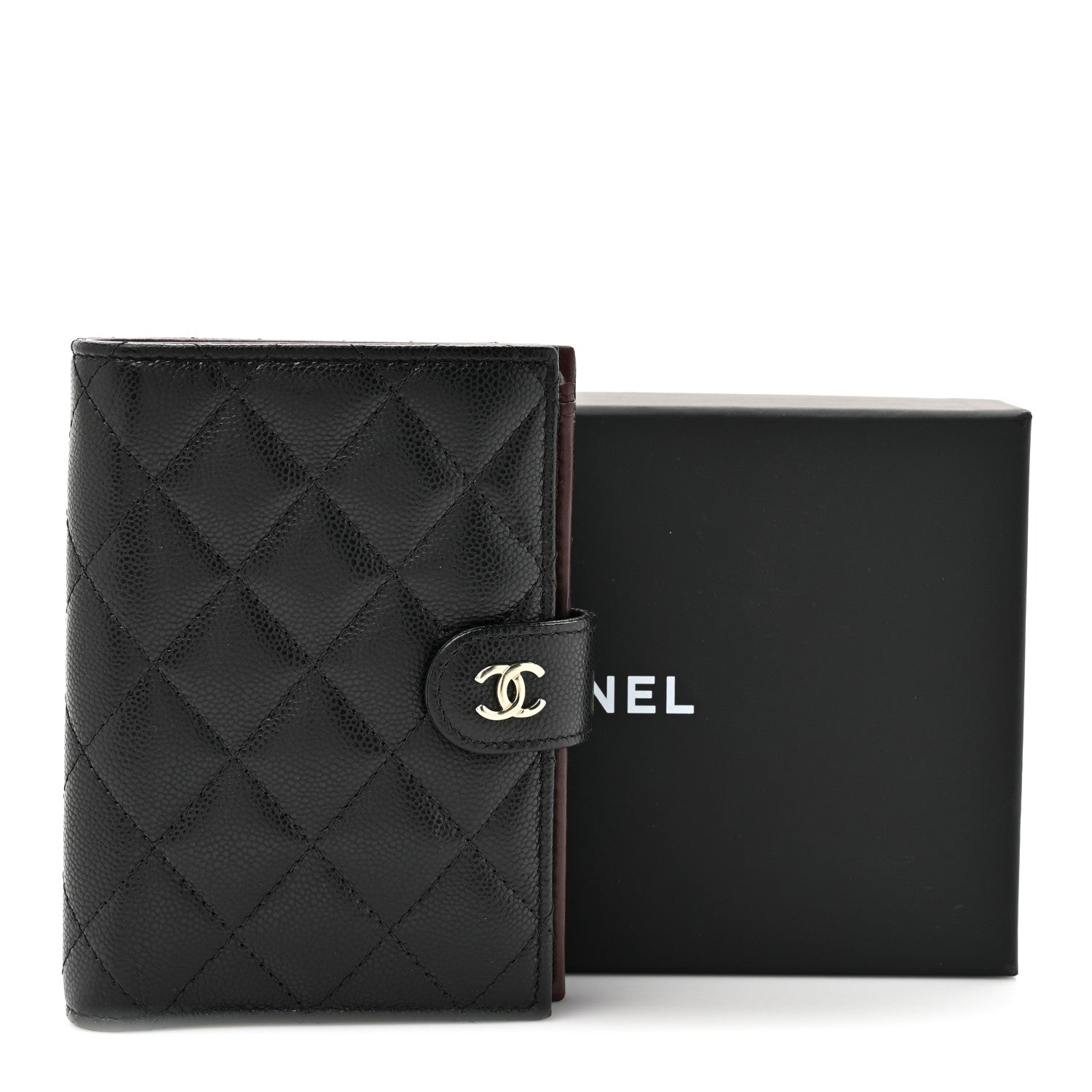 Chanel Caviar Quilted Passport Holder Black 10 of 10