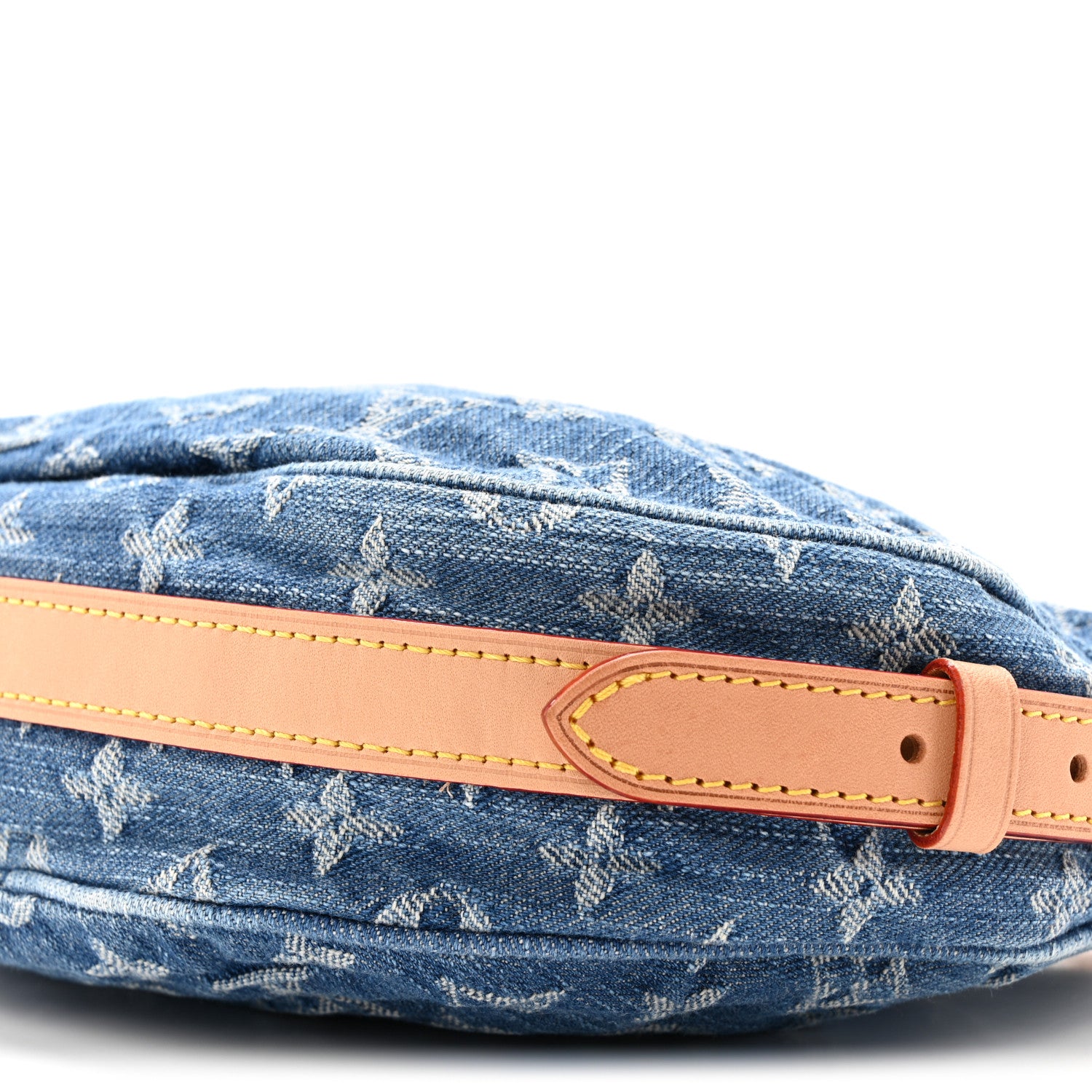 Louis Vuitton Monogram Denim Croissant MM Blue 10 of 11