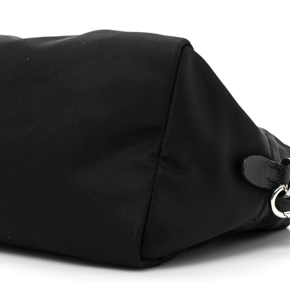 Prada Tessuto Nylon Saffiano Smalto Wristlet Black 7 of 8