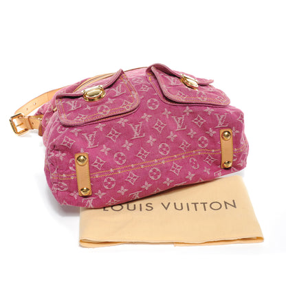 Louis Vuitton Denim Baggy GM Fuchsia 4 of 7