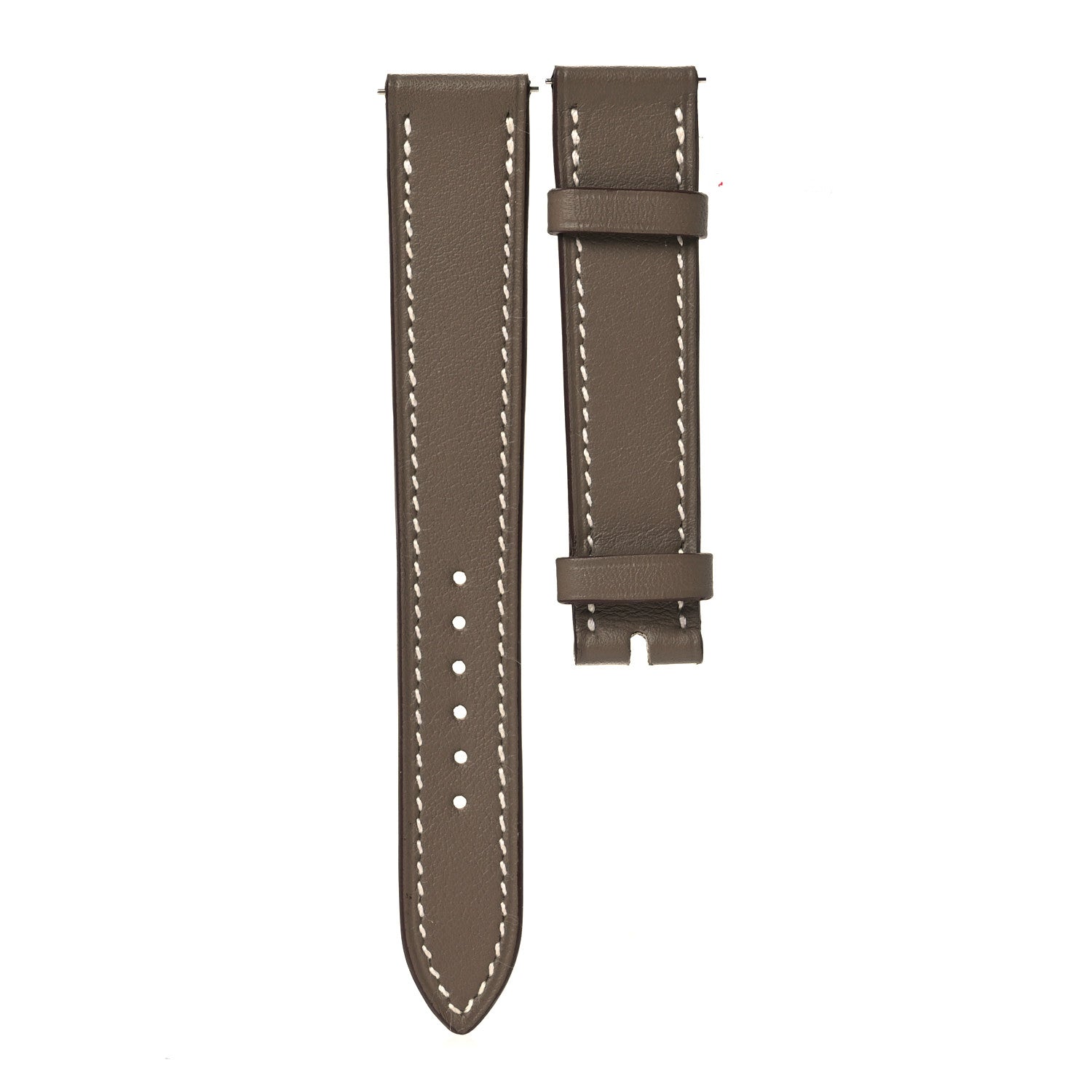 Hermes Swift 25mm Heure H Watch Strap Etoupe 1 of 8