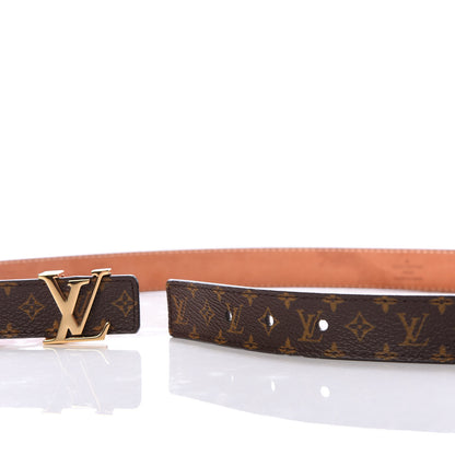 Louis Vuitton Mini Monogram LV Initiales Belt 95 38 5 of 7