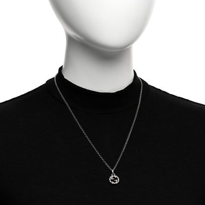 Gucci Sterling Silver Small Interlocking G Pendant Necklace 2 of 4