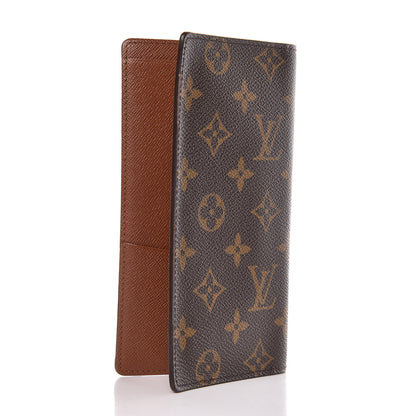 Louis Vuitton Monogram Porte Valeurs Checkbook Wallet 3 of 9