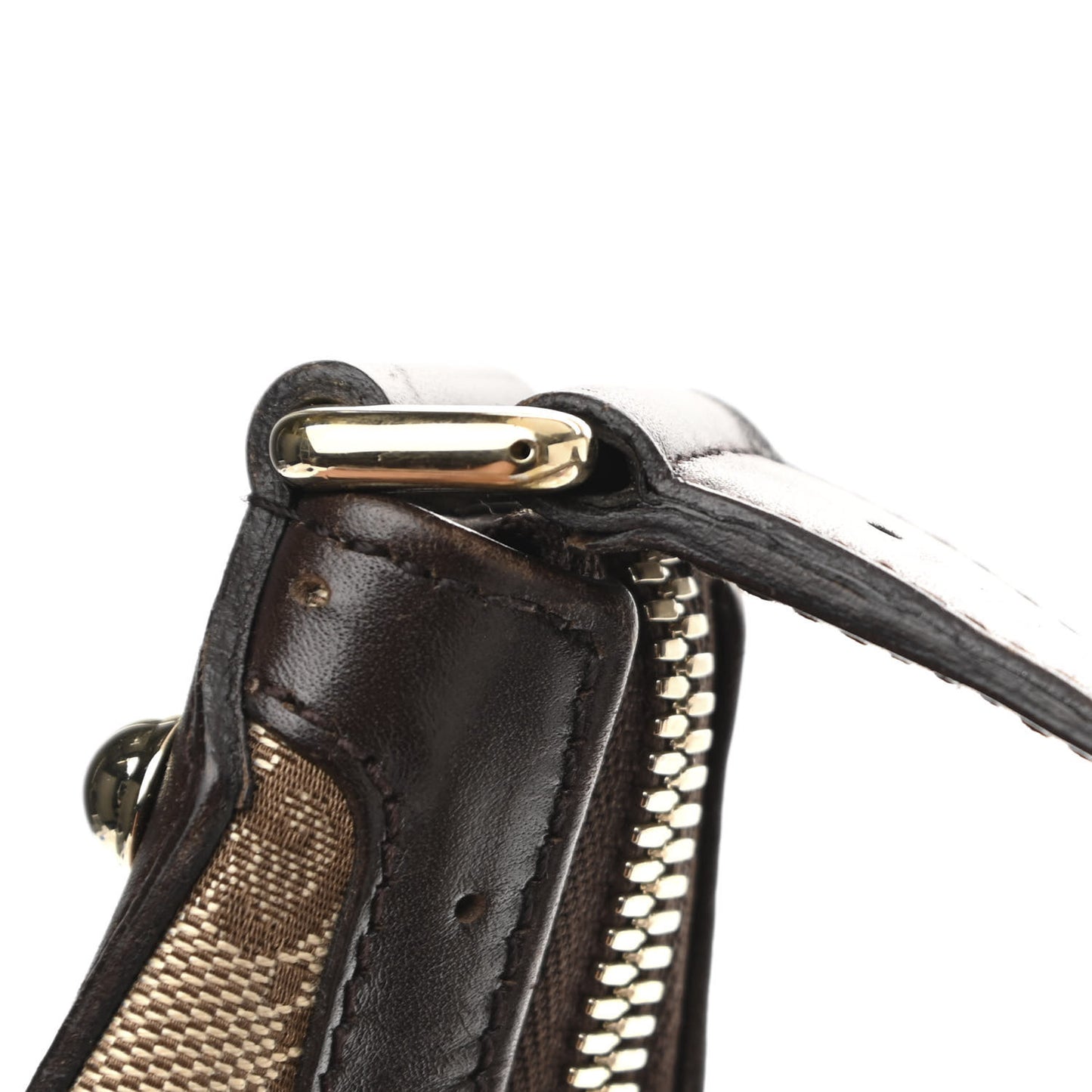 Monogram Web GG Reins Hobo Brown