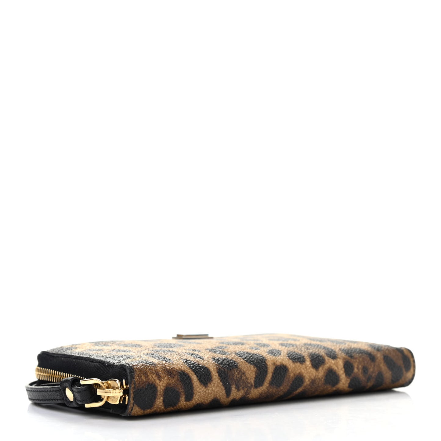 Dauphine Leopard Print Zip Around Wallet