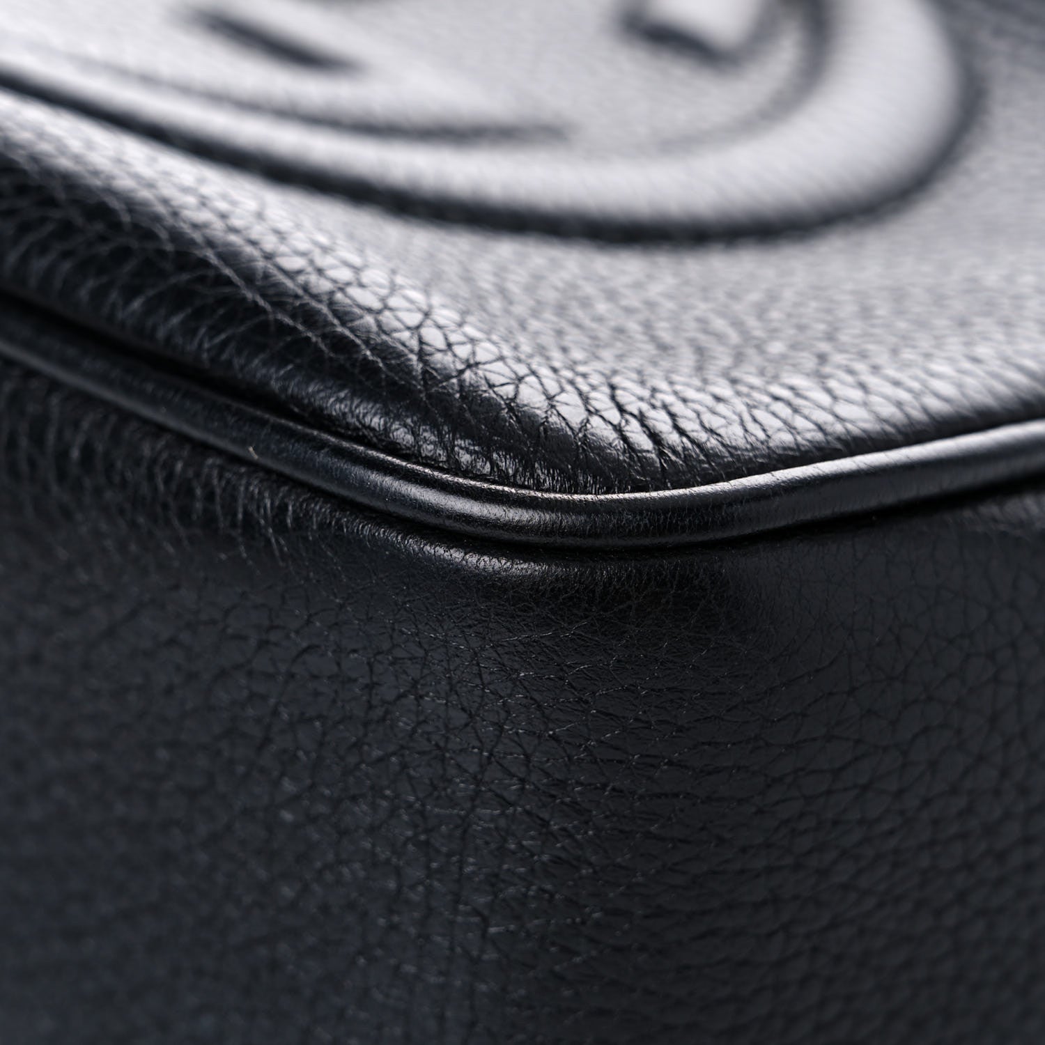 Gucci Pebbled Calfskin Small Soho Disco Bag Black 10 of 11