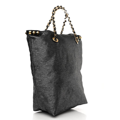 Louis Vuitton Metallic Jacquard Double Jeu Tote Silver 3 of 14