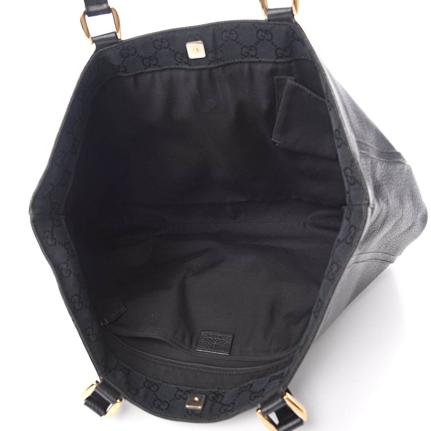 Calfskin Large Abbey Tote Black