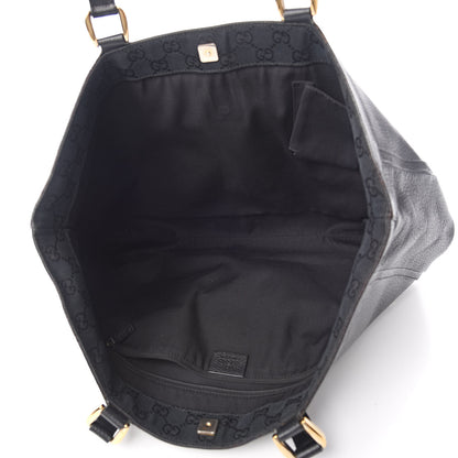 Gucci Calfskin Large Abbey Tote Black 5 of 11