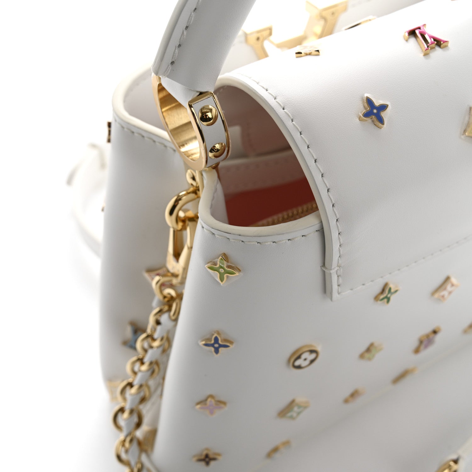 Louis Vuitton LV X TM Cowhide Mini Capucines Multicolor 10 of 11