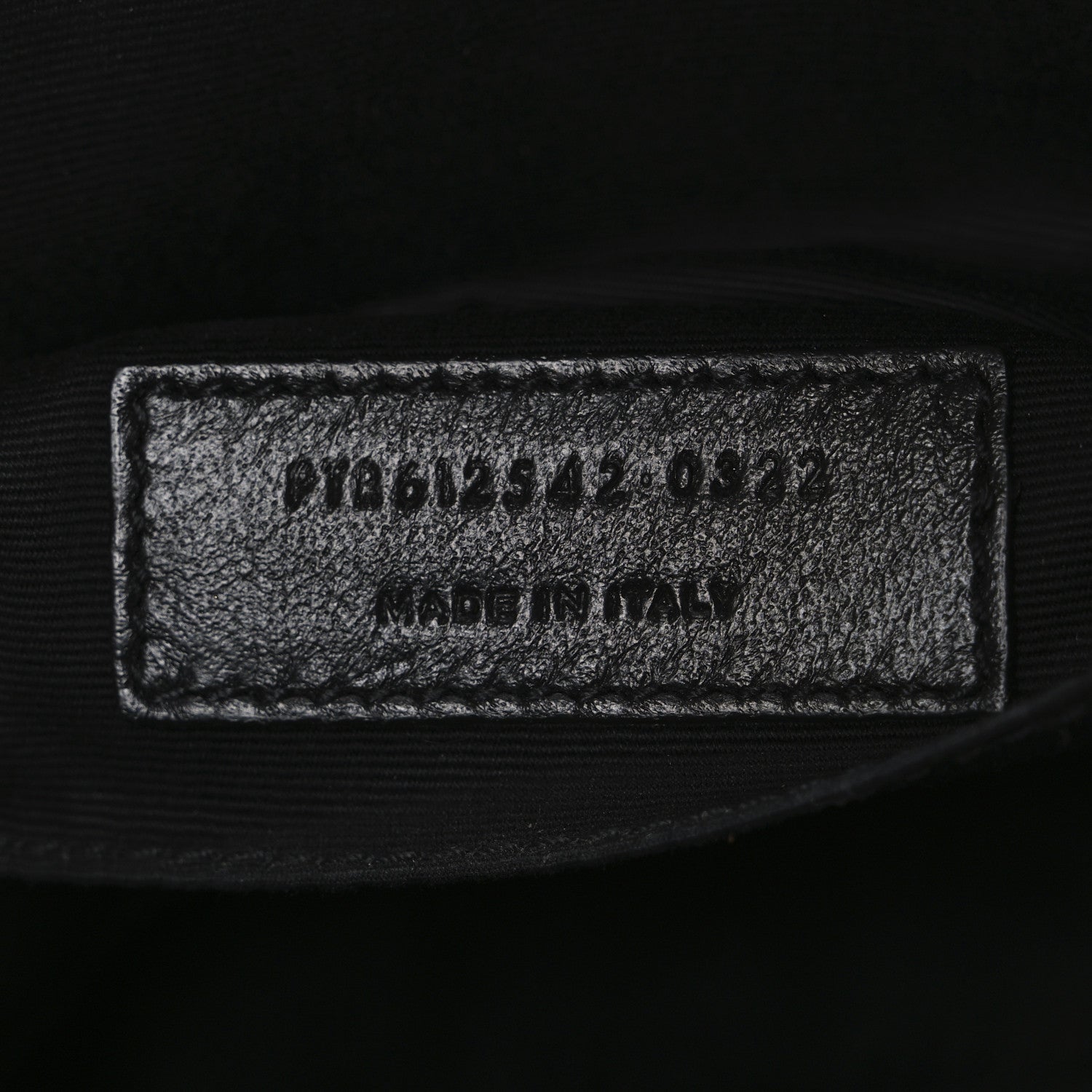 Saint Laurent Patent Calfskin Crocodile Embossed Monogram Lou Camera Bag Black 7 of 12