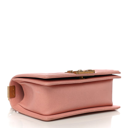 Chanel Caviar Quilted Small Boy Flap Light Pink 4 of 10