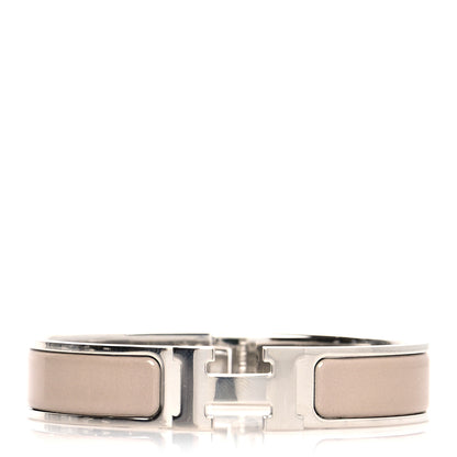 Hermes Enamel Narrow Clic Clac H Bracelet PM Marron Glace 1 of 5